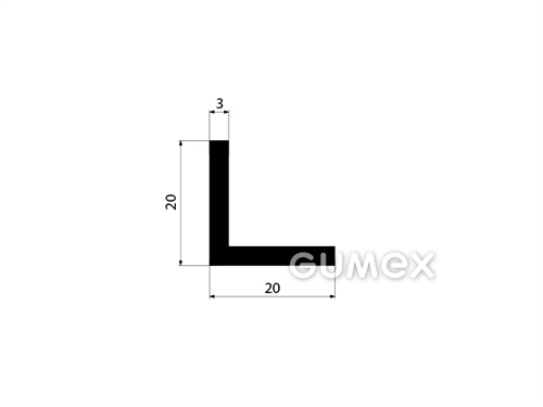 GUMMIPROFILE L-FORM - NBR